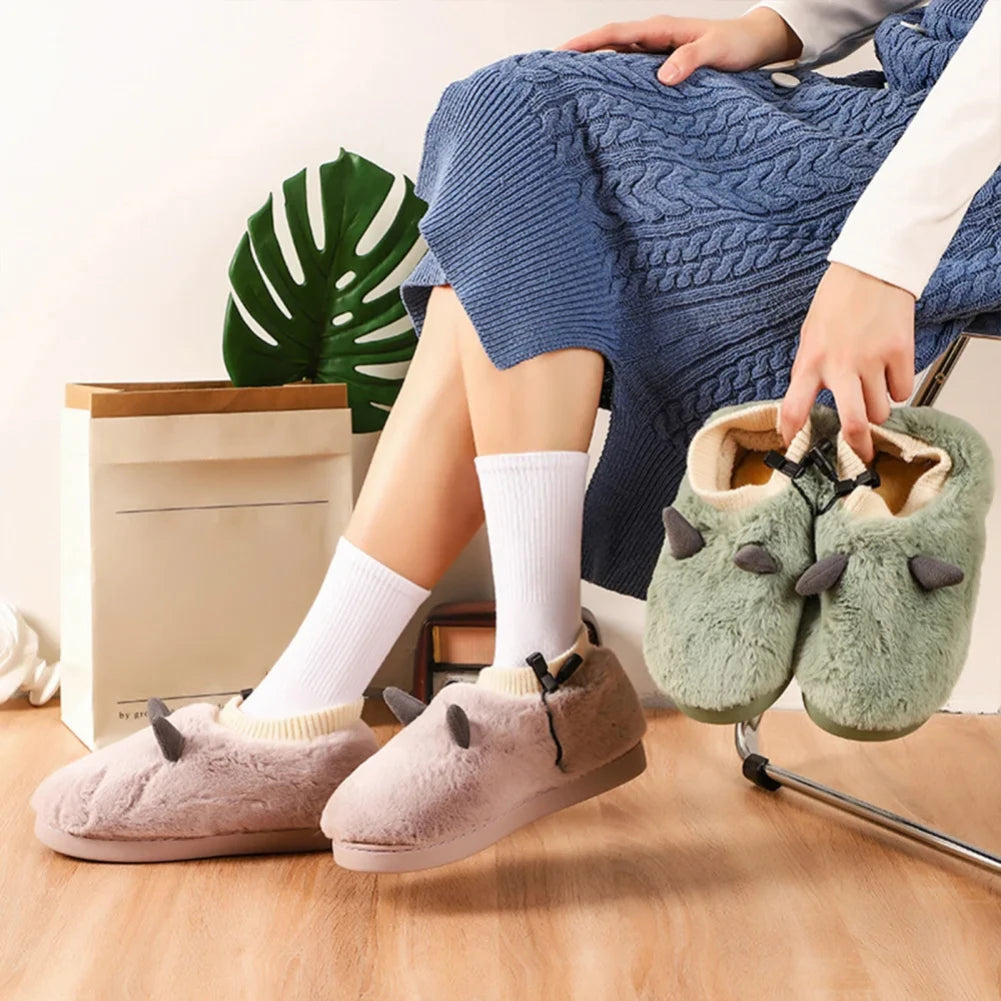 Beheizbare USB-Hausschuhe – Plüschige, niedliche elektrische Winterschuhe mit herausnehmbarem, waschbarem Innenfutter | USB-Fußwärmer für Zuhause
