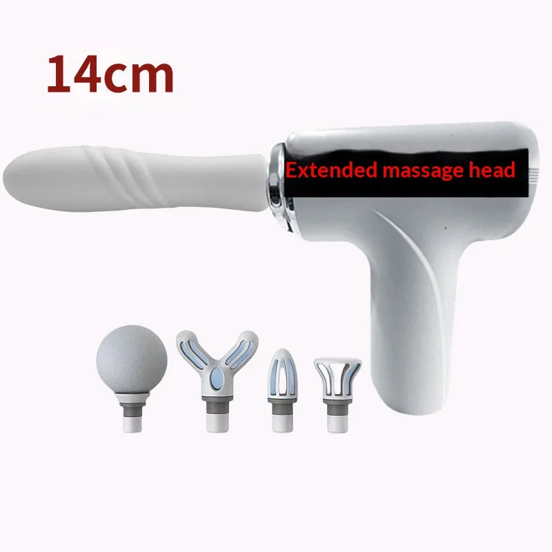 Pistola de masaje vibratoria inalámbrica recargable mini: pistola de fascia eléctrica portátil para relajación muscular profesional y recuperación física