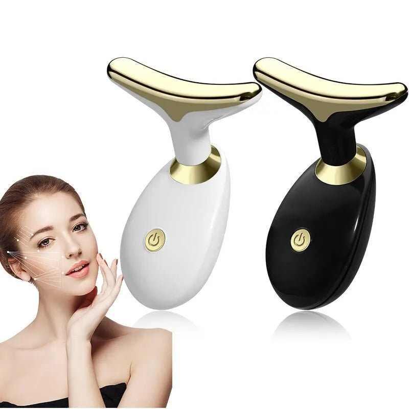 Masseur électrique pour le visage et le cou – Appareil de beauté liftant, raffermissant et anti-âge pour usage domestique