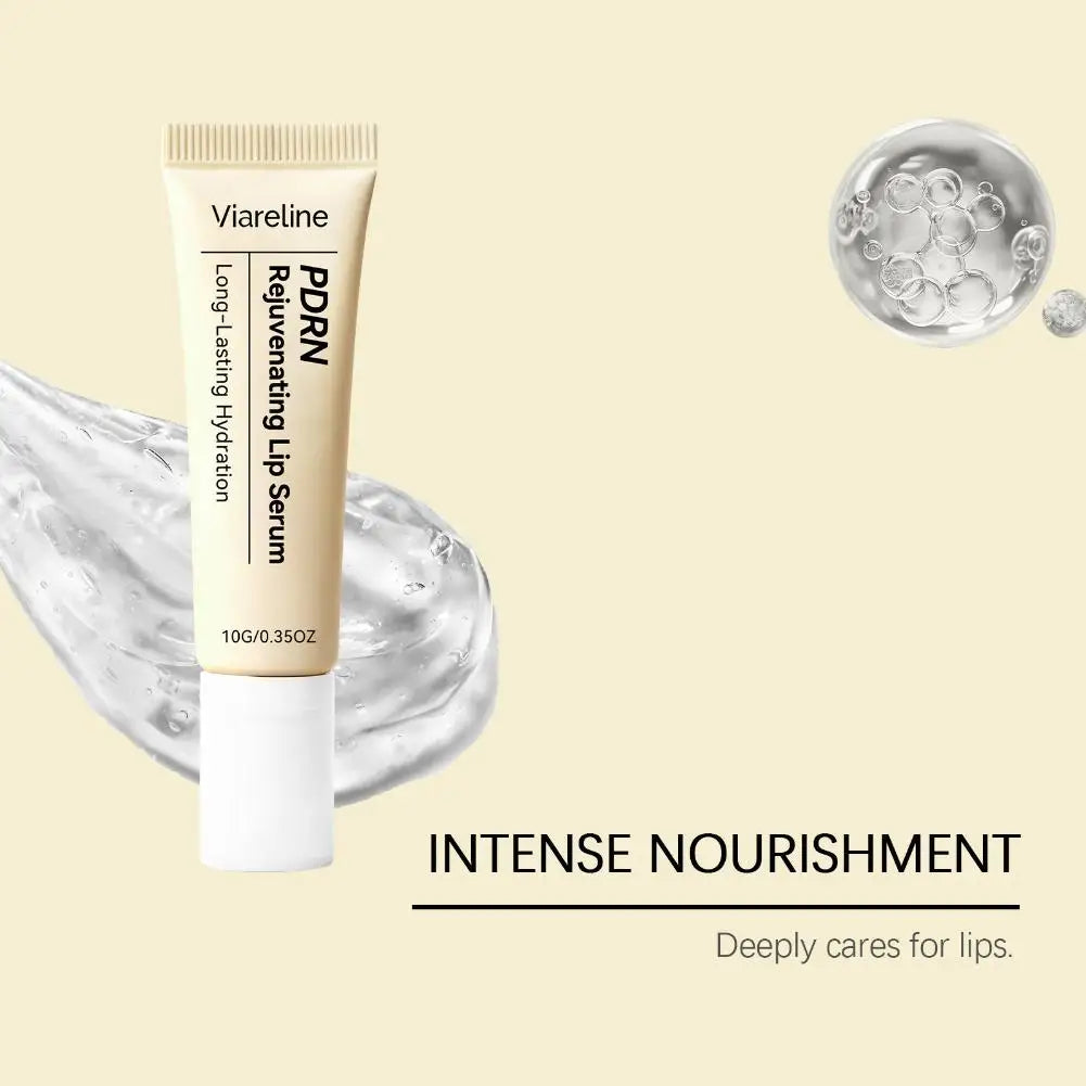 Viarelne PDRN verjüngendes Lippenserum – Jojobasamenöl & Vitamin E, langanhaltende Feuchtigkeit, Lippenpflege für die Nacht
