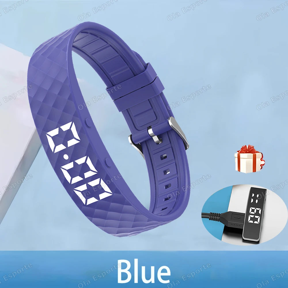 HT30 Vibrationsalarm-Armbanduhr – Lautloser Vibrationswecker, Smart-Armband für Tiefschläfer | Verstellbares Wearable-Armband für Damen & Herren