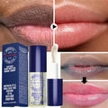 Sérum aclarante para labios: bálsamo y aceite iluminador para labios oscuros y de fumador, tratamiento hidratante de brillo labial
