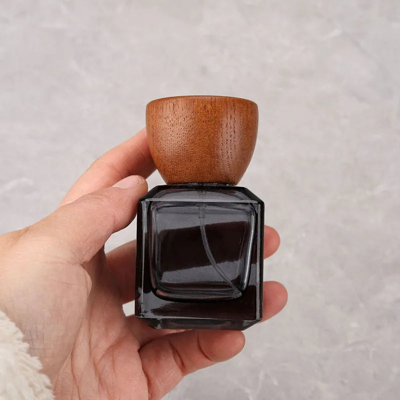 Leere schwarze Glas-Parfümzerstäuber – 50 ml nachfüllbarer Feinzerstäuber (10er-Pack)