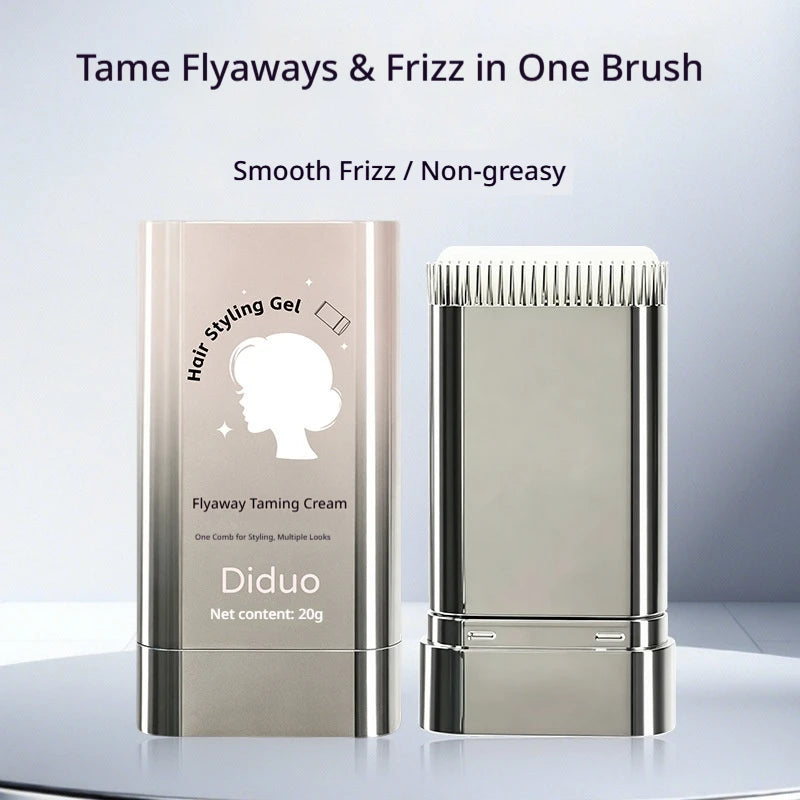Anti-Flyaway Haar-Wachsstick – Nicht fettender Styling-Stick zur Bändigung von Frizz, abstehenden Härchen & für Sleek-Looks
