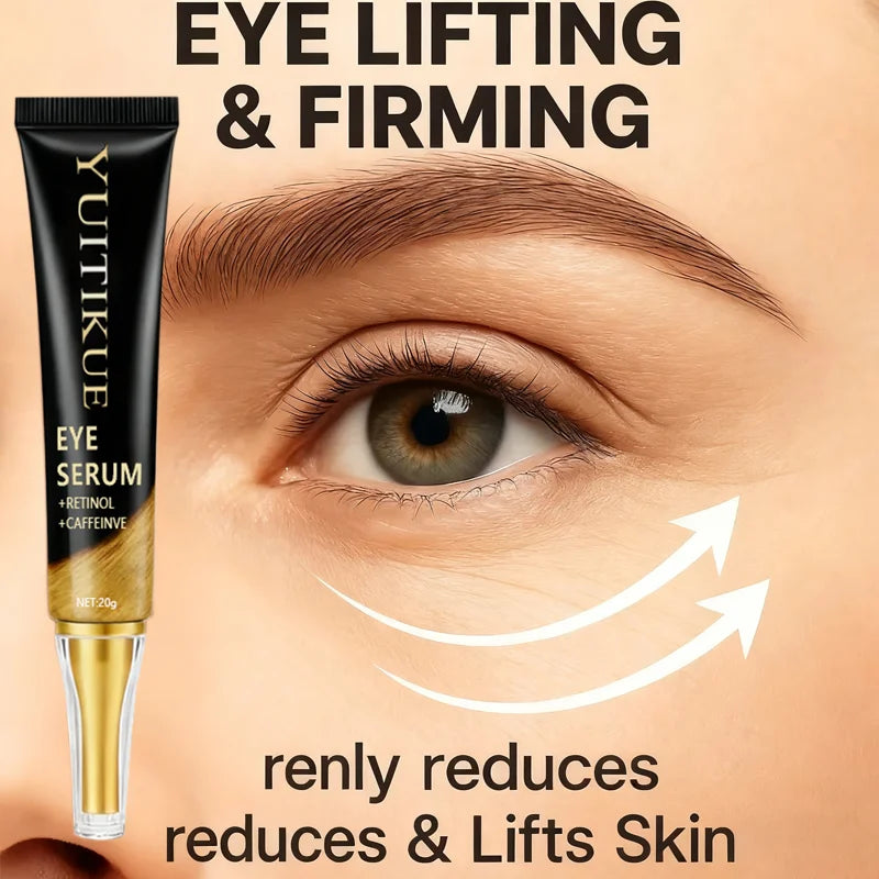 Crème contour des yeux à la caféine – Raffermissant, liftant et dégonflant à action rapide pour un regard plus lumineux | Jour & Nuit