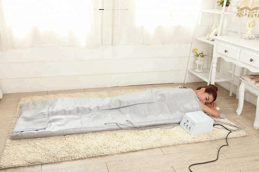 Massage-Matratze Sauna-Decke – Infrarot-Wärmedecke für Ganzkörperentspannung & Heimsauna-Nutzung