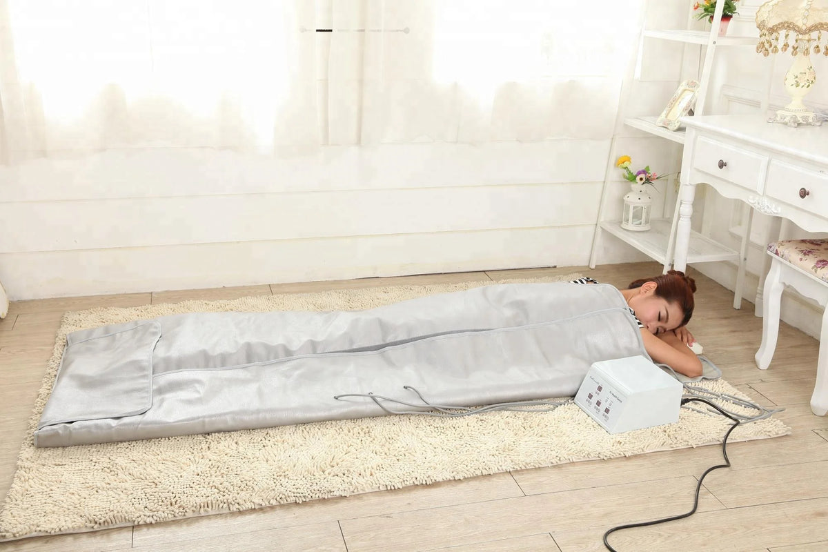 Massage-Matratze Sauna-Decke – Infrarot-Wärmedecke für Ganzkörperentspannung & Heimsauna-Nutzung