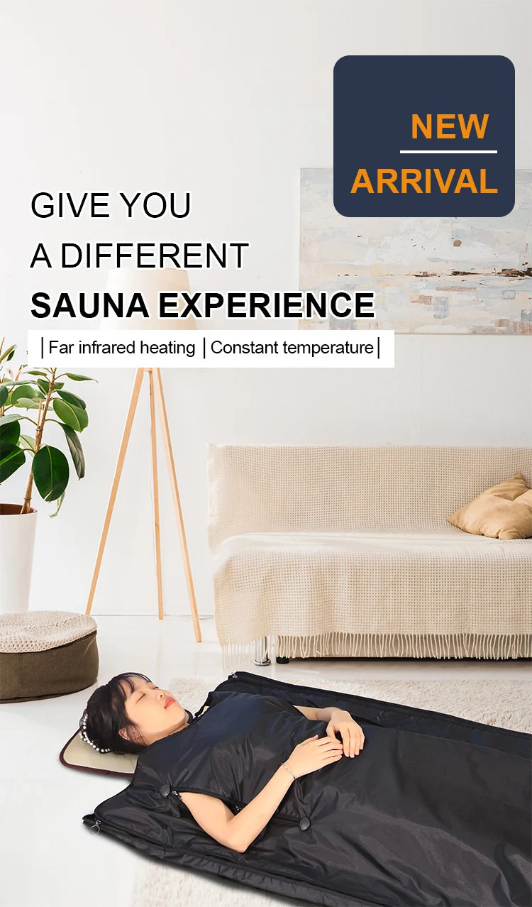 Infrarot-Saunadecke – Infrarot-Wärmetherapie für den ganzen Körper für zu Hause | US- & EU-kompatibel