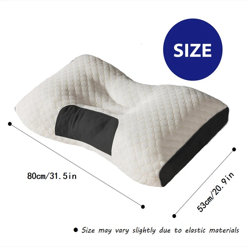 2er-Set ergonomische Nackenkissen – orthopädische Stütze & ganzjähriger Schlafkomfort
