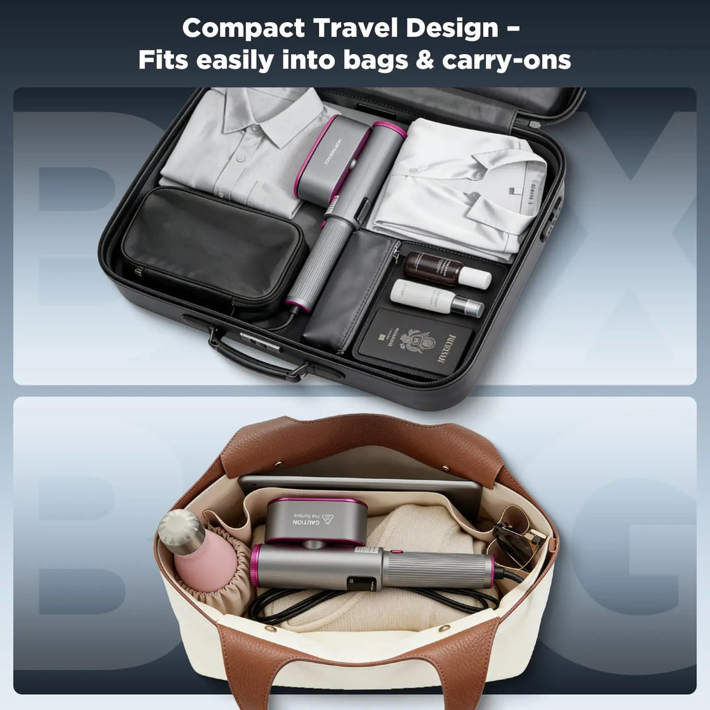 Vaporizador de prendas portátil: calentamiento rápido, vaporizador de telas ideal para viajes
