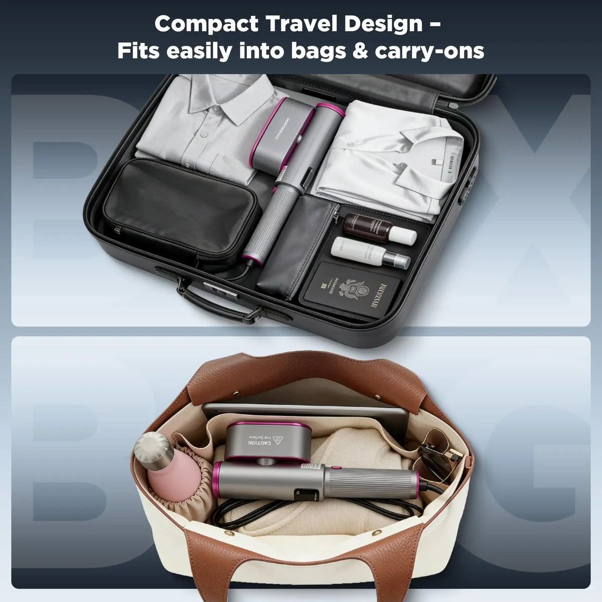 Vaporizador de prendas portátil: calentamiento rápido, vaporizador de telas ideal para viajes