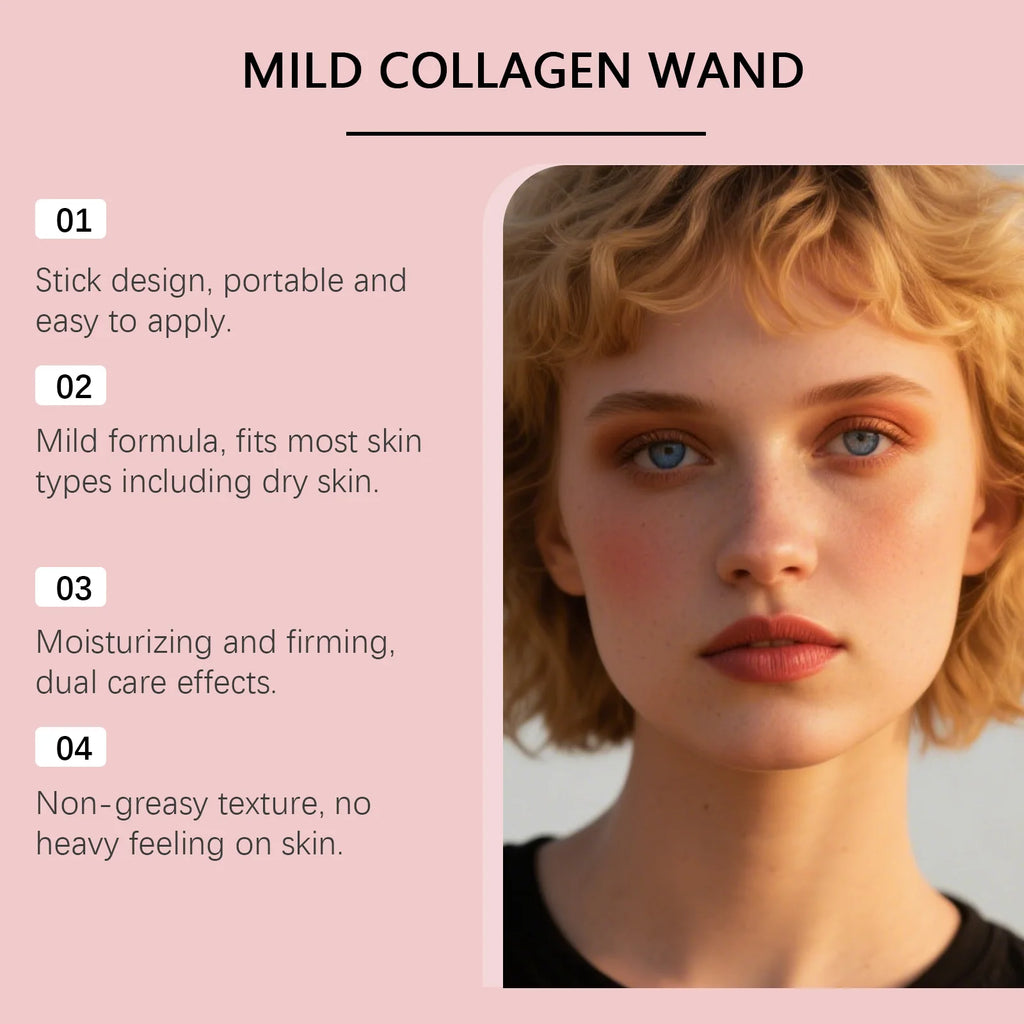 Collagen Pink Hydrating Balm Stick – Multifunktionaler, intensiv feuchtigkeitsspendender Gesichtspflege- und koreanischer Make-up-Primer