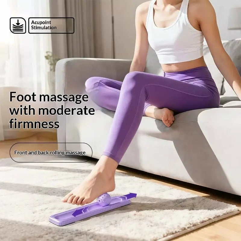 Akupunktur-Fußmassage-Rolle – Tragbares Hilfsmittel für tiefe Muskelentspannung & Fußpflege bei täglicher Erschöpfung, Plantarfasziitis & Yoga-Regeneration