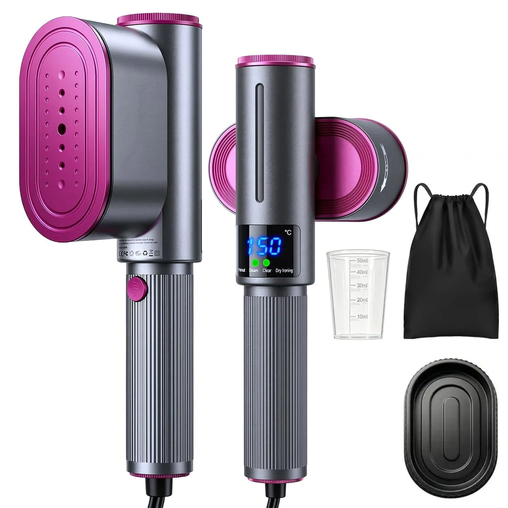 Vaporizador de prendas portátil: calentamiento rápido, vaporizador de telas ideal para viajes