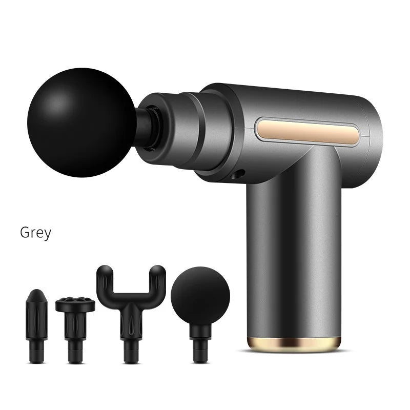 Pistolet de massage portable – Pistolet de massage par vibration pour la détente musculaire profonde du corps, du cou et du dos, fitness et minceur