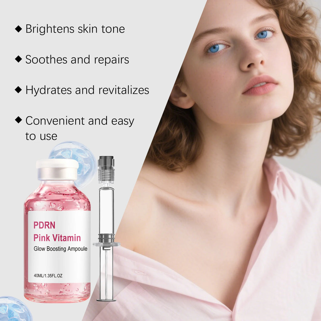 PDRN Hautpflege-Set – Pink Collagen Volume Multi Balm Stick & Gesichtsserum zur Feuchtigkeitspflege, Straffung & Volumenaufbau | Gesicht, Lippen & Augenpartie