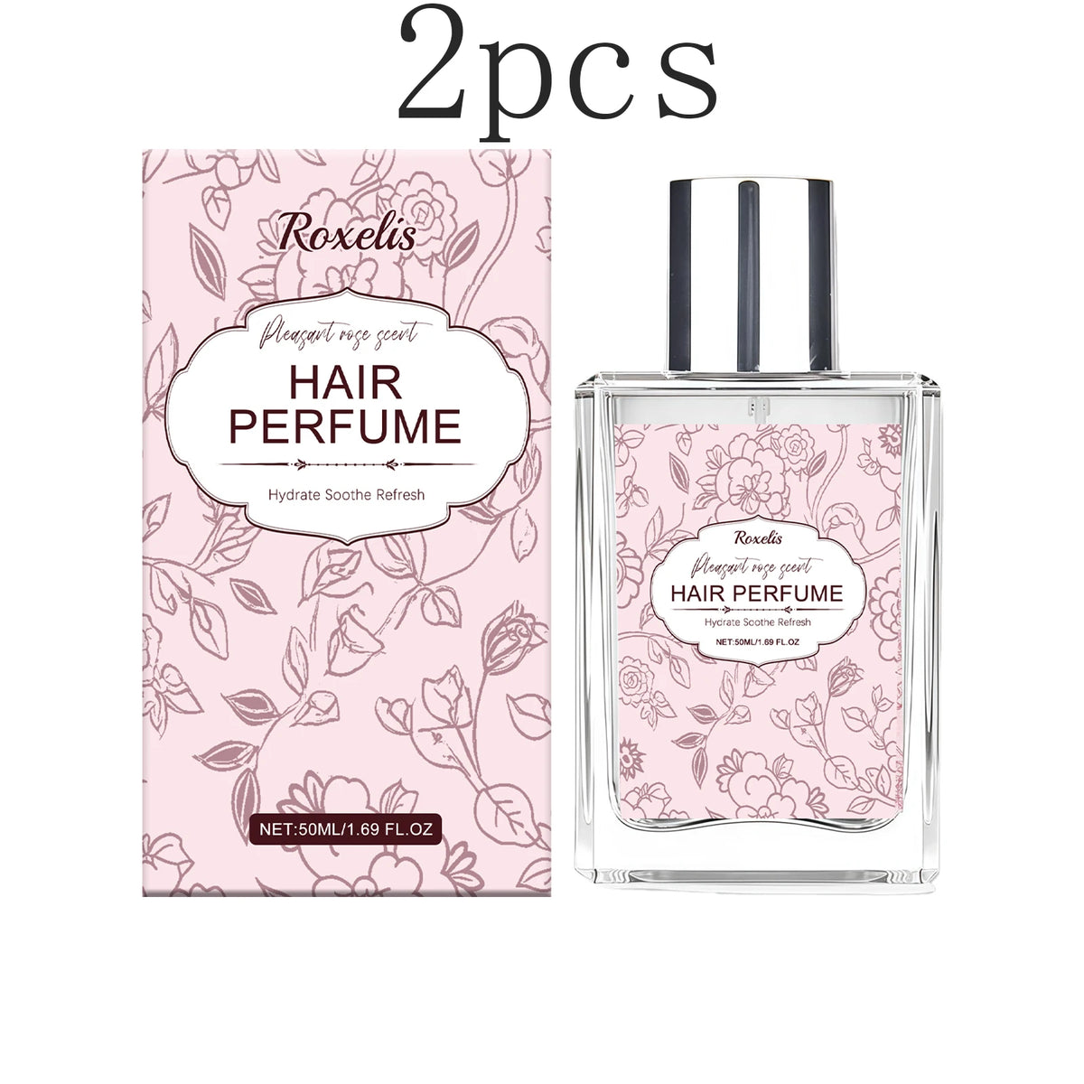 Brume de Parfum pour Cheveux Soft Rose – Eau de toilette naturelle et délicate pour une fragrance capillaire quotidienne fraîche et élégante