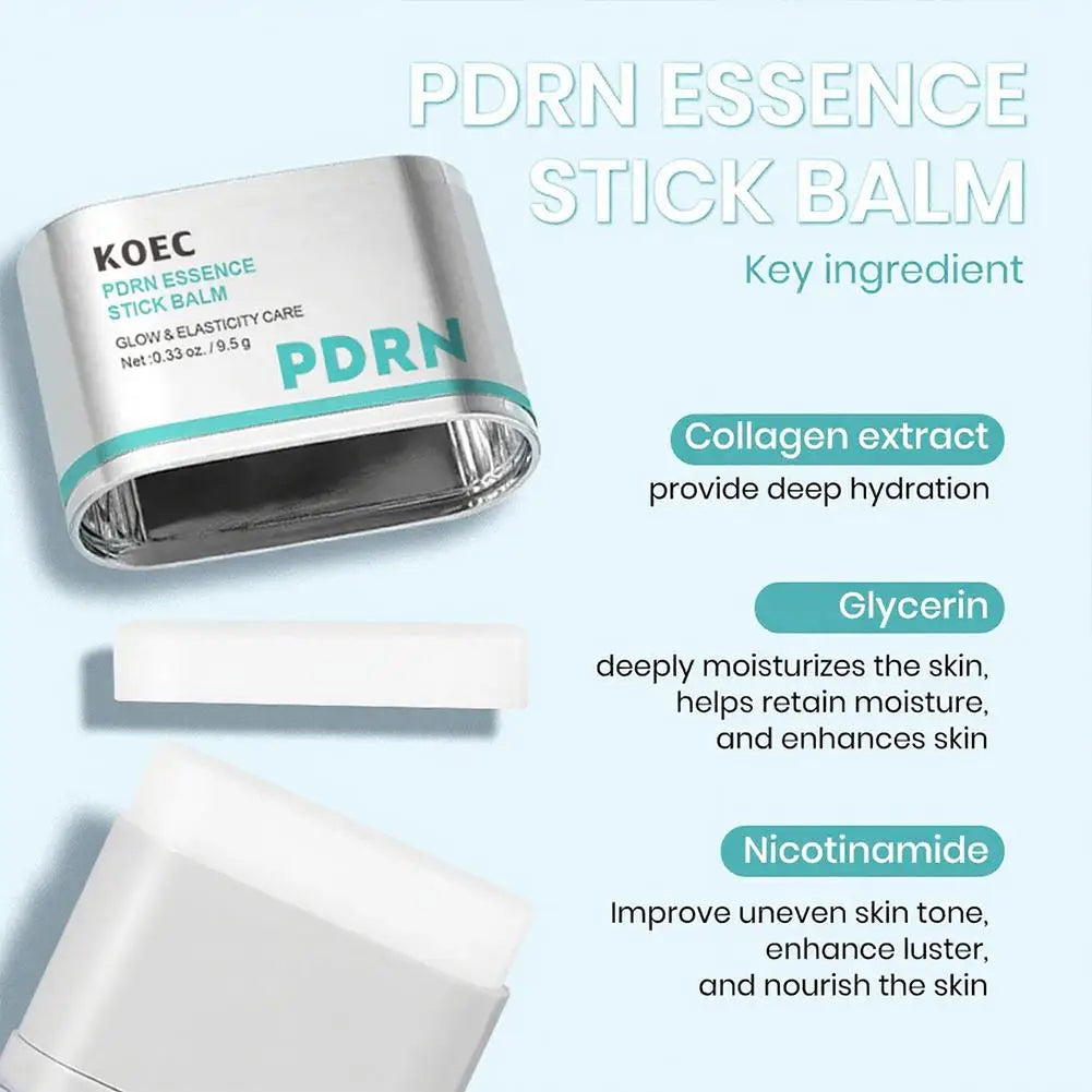Stick de soin coréen – Baume réparateur à l'essence de PDRN, collagène, céramide et peptide pour l'éclat et l'élasticité