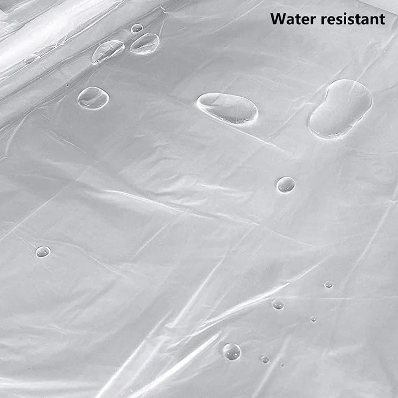 Bolsas desechables para manta de sauna de infrarrojos – Paquete de 50 láminas de revestimiento de PVC de 47″×82″ para envoltura corporal en salones de belleza e higiene de mantas de sauna domésticas