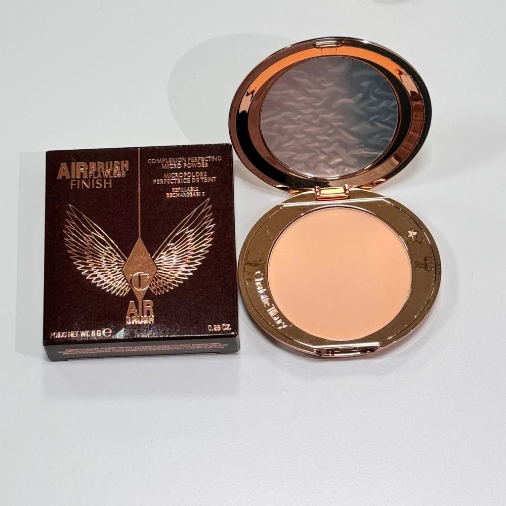 Charlotte Tilbury Airbrush Flawless Finish Powder – Smoothing, Pore-Blurring Makeup Finishing Powder | Airbrushed Effect - sensationmarketsensationmarket200001176:1254#8g MediumCharlotte Tilbury Airbrush Flawless Finish Powder – Smoothing, Pore-Blurring Makeup Finishing Powder | Airbrushed Effect8g Medium