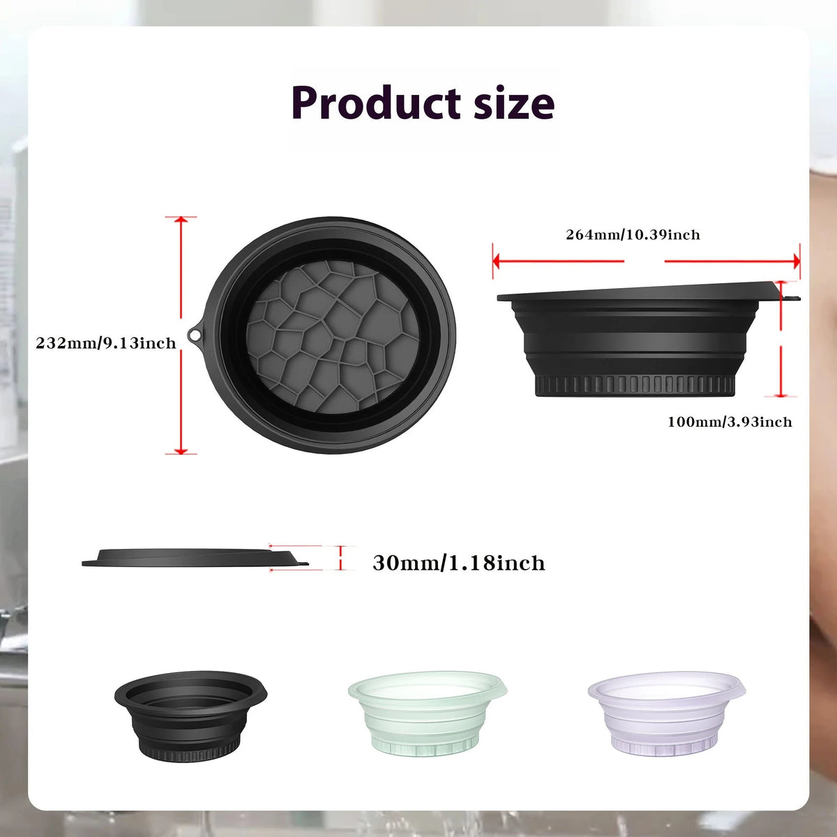Collapsible Silicone Face Ice Bath Bowl – Cold Therapy Cryo Skin Tool for Facial Puffiness, Pore Tightening & Travel Skincare - sensationmarketsensationmarket14:350850#GreenCollapsible Silicone Face Ice Bath Bowl – Cold Therapy Cryo Skin Tool for Facial Puffiness, Pore Tightening & Travel SkincareGreen