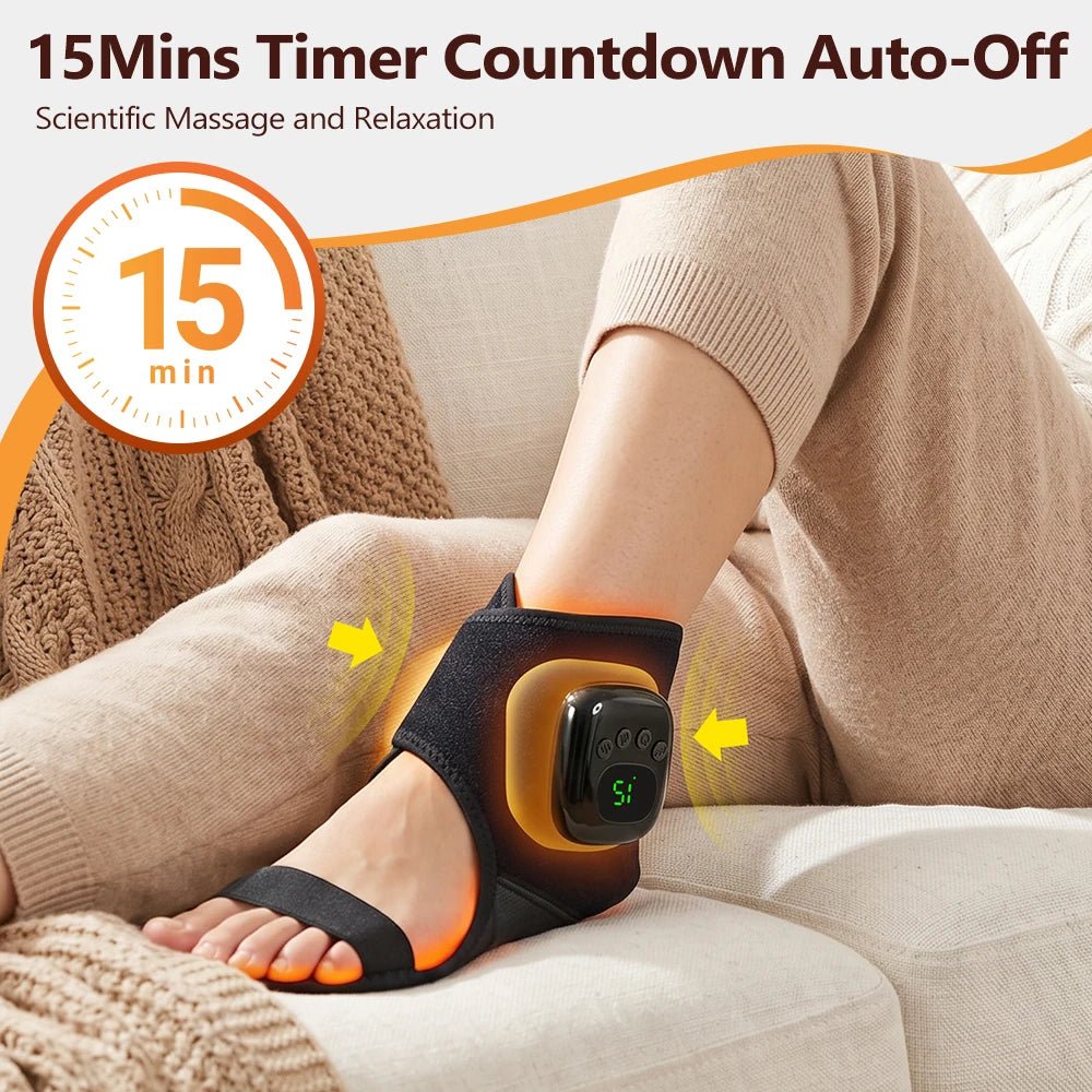 Cordless Ankle Massager with Heat & Air Compression – 4 Modes, 4 Intensity Levels, 3 Heat Settings & Auto Timer | Relaxation Gift - sensationmarketsensationmarket14:193;400079803:23313063559Cordless Ankle Massager with Heat & Air Compression – 4 Modes, 4 Intensity Levels, 3 Heat Settings & Auto Timer | Relaxation GiftUSB Type-Cblack