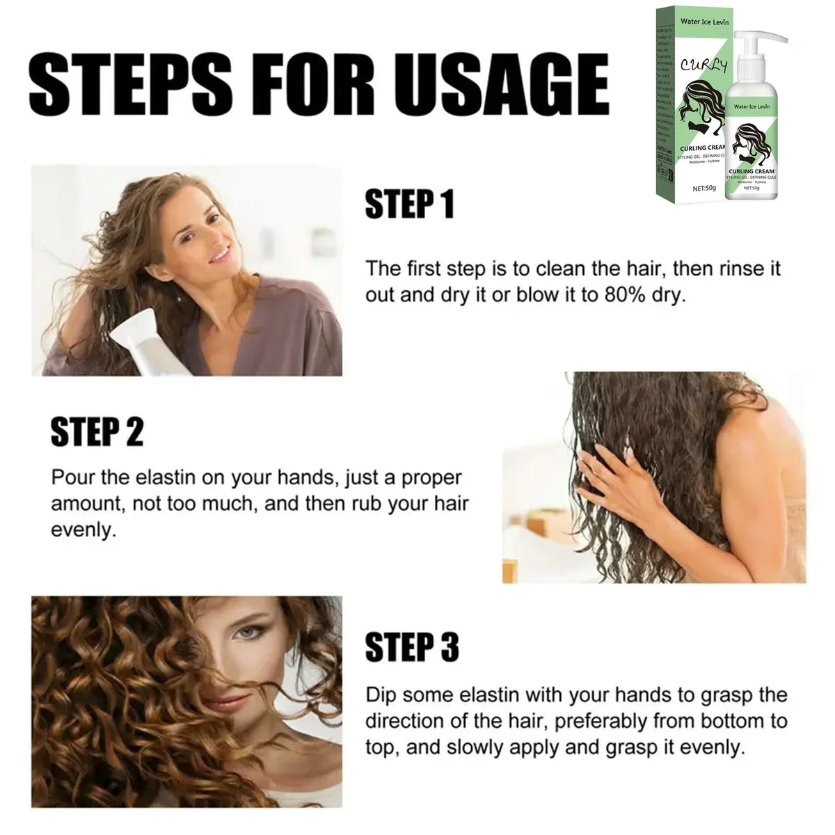 Curly Styling Gel & Curling Cream – Define, Moisturize & Hydrate Curls with Keratin & Biotin | Bouncy, Shiny Hair - sensationmarketsensationmarket200007763:201336100Curly Styling Gel & Curling Cream – Define, Moisturize & Hydrate Curls with Keratin & Biotin | Bouncy, Shiny HairChina Mainland