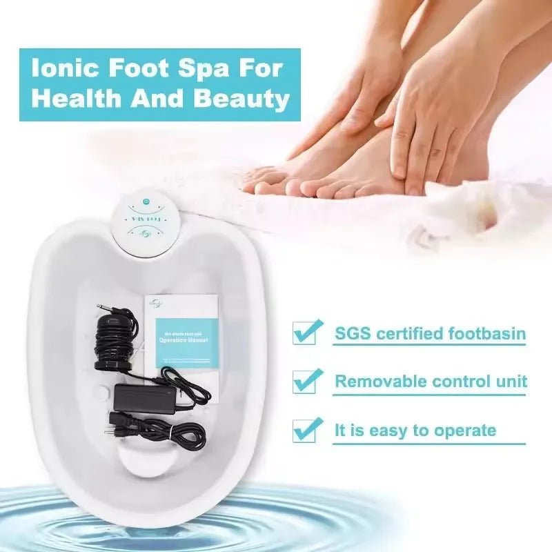 Detoxifying Ion Foot Bath with Basin – Ionic Cleansing, Vibration Massage Array for Deep Cleansing, Muscle Relaxation & Better Sleep - sensationmarketsensationmarket14:200002130#Foot SPA;200009209:202082806Detoxifying Ion Foot Bath with Basin – Ionic Cleansing, Vibration Massage Array for Deep Cleansing, Muscle Relaxation & Better SleepUKFoot SPA