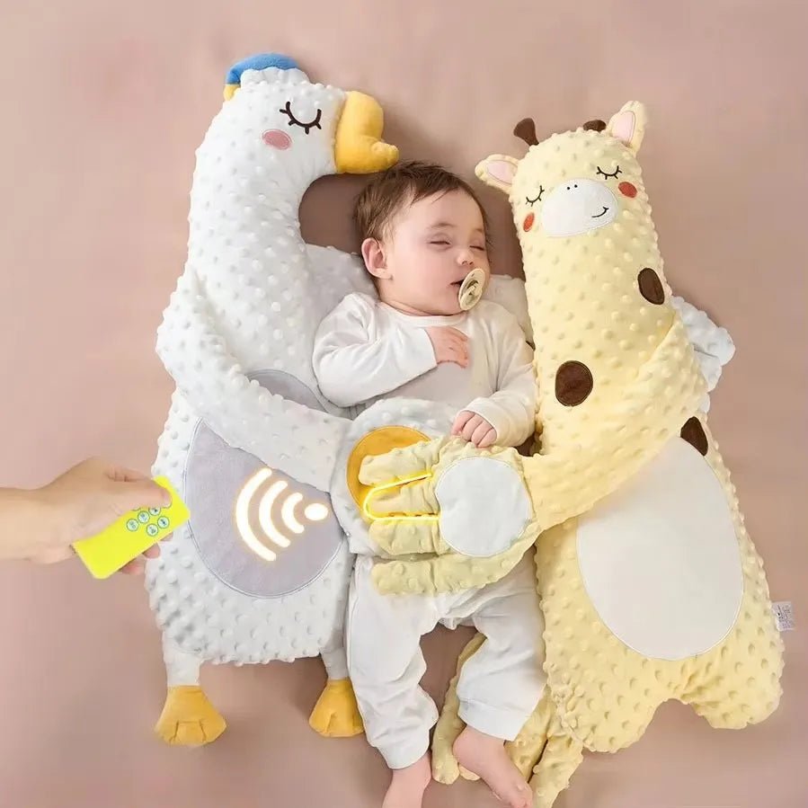 Electric Baby Soothing Patting Pillow – Newborn Sleep Aid with Remote Control Soothing Palm | Baby Hand Pillow Patting Doll for Infant Sleep - sensationmarketsensationmarket14:193#Pink rabbitElectric Baby Soothing Patting Pillow – Newborn Sleep Aid with Remote Control Soothing Palm | Baby Hand Pillow Patting Doll for Infant SleepPink rabbit