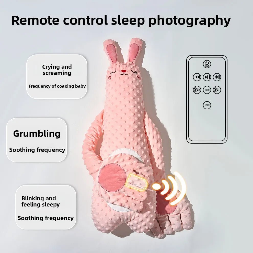 Electric Baby Soothing Patting Pillow – Newborn Sleep Aid with Remote Control Soothing Palm | Baby Hand Pillow Patting Doll for Infant Sleep - sensationmarketsensationmarket14:193#Pink rabbitElectric Baby Soothing Patting Pillow – Newborn Sleep Aid with Remote Control Soothing Palm | Baby Hand Pillow Patting Doll for Infant SleepPink rabbit