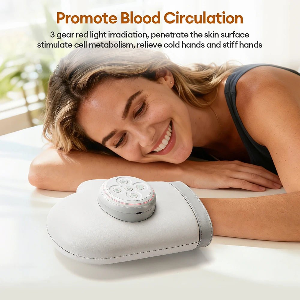 Electric Hand Massager Glove – Air Pressure Kneading, Hot Compress & Airbag Compression for Wrist, Finger, Palm & Acupoint Relief - sensationmarketsensationmarket14:200002130#WHITE;200007763:201336106;400079803:23313063559Electric Hand Massager Glove – Air Pressure Kneading, Hot Compress & Airbag Compression for Wrist, Finger, Palm & Acupoint ReliefUSB Type-CUnited StatesWHITE