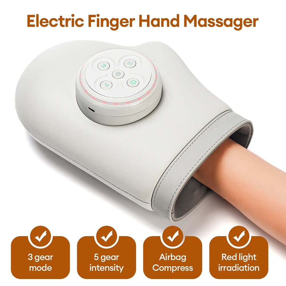 Electric Hand Massager Glove – Air Pressure Kneading, Hot Compress & Airbag Compression for Wrist, Finger, Palm & Acupoint Relief - sensationmarketsensationmarket14:200002130#WHITE;200007763:201336106;400079803:23313063559Electric Hand Massager Glove – Air Pressure Kneading, Hot Compress & Airbag Compression for Wrist, Finger, Palm & Acupoint ReliefUSB Type-CUnited StatesWHITE