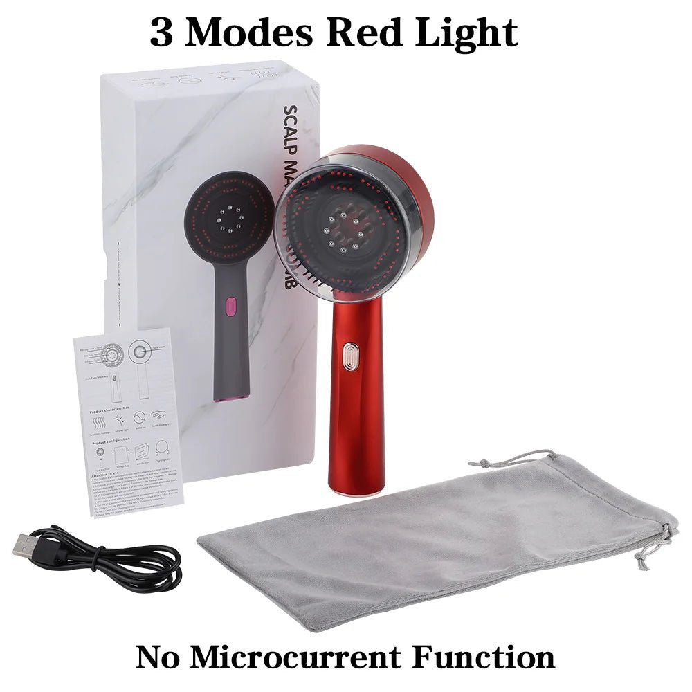 Electric Micro-Current Scalp Massage Comb with 660nm Red Light – Kneading Head Massager for Hair Care, Blood Circulation & Scalp Relaxation - sensationmarketsensationmarket14:173#Hot Red;200007763:201336100Electric Micro-Current Scalp Massage Comb with 660nm Red Light – Kneading Head Massager for Hair Care, Blood Circulation & Scalp RelaxationChina MainlandHot Red