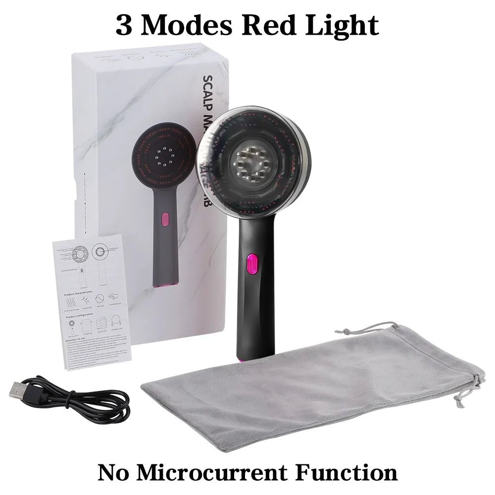 Electric Micro-Current Scalp Massage Comb with 660nm Red Light – Kneading Head Massager for Hair Care, Blood Circulation & Scalp Relaxation - sensationmarketsensationmarket14:771#Purple;200007763:201336100Electric Micro-Current Scalp Massage Comb with 660nm Red Light – Kneading Head Massager for Hair Care, Blood Circulation & Scalp RelaxationChina MainlandPurple