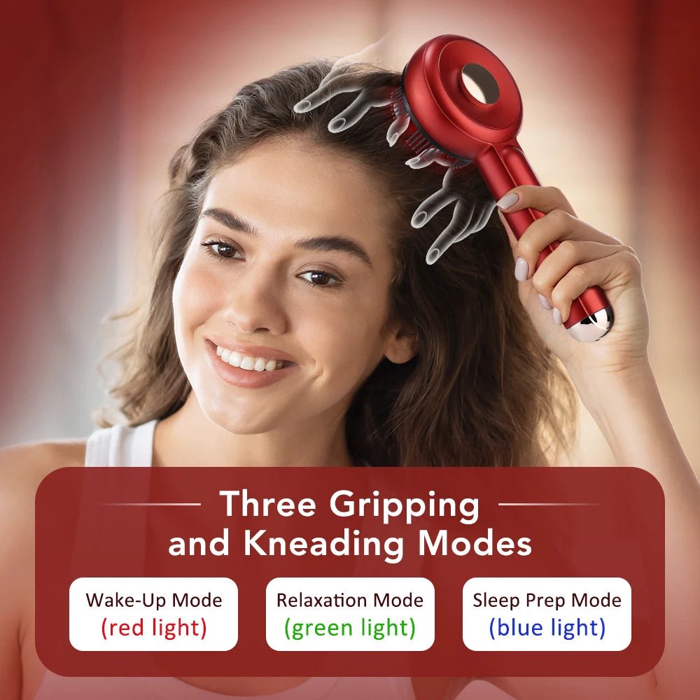 Electric Micro-Current Scalp Massage Comb with 660nm Red Light – Kneading Head Massager for Hair Care, Blood Circulation & Scalp Relaxation - sensationmarketsensationmarket14:193#Red;200007763:201336100Electric Micro-Current Scalp Massage Comb with 660nm Red Light – Kneading Head Massager for Hair Care, Blood Circulation & Scalp RelaxationChina MainlandRed
