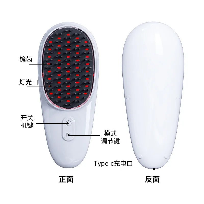 Electric Scalp Massage Comb with Red Light Therapy – Hair Nourishing Care & Styling Tool for Home Use - sensationmarketsensationmarket14:350853#White massage combElectric Scalp Massage Comb with Red Light Therapy – Hair Nourishing Care & Styling Tool for Home UseWhite massage comb