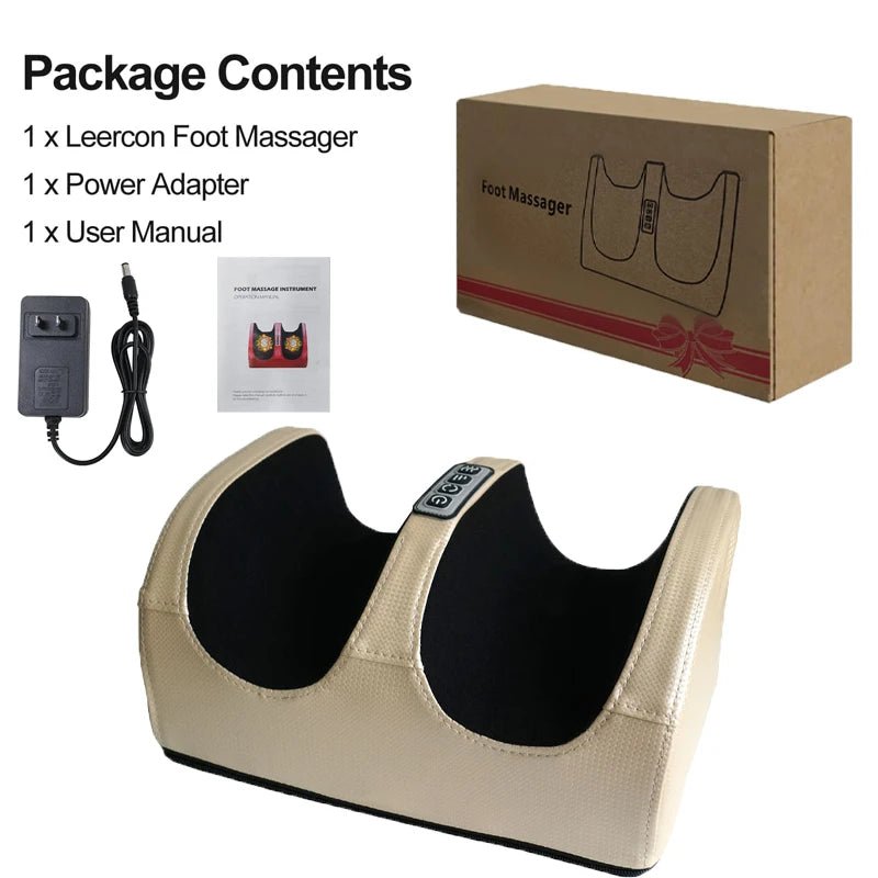 Ergonomic Electric Foot Massager – Hot Compress, Shiatsu Kneading & Calf Leg Muscle Relaxation | Multifunctional Heat Circulation Massager - sensationmarketsensationmarket14:201441572#Gold;491:201452308#US PlugErgonomic Electric Foot Massager – Hot Compress, Shiatsu Kneading & Calf Leg Muscle Relaxation | Multifunctional Heat Circulation MassagerUS PlugGold