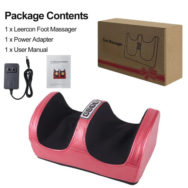 Ergonomic Electric Foot Massager – Hot Compress, Shiatsu Kneading & Calf Leg Muscle Relaxation | Multifunctional Heat Circulation Massager - sensationmarketsensationmarket14:200211869#Red;491:201452308#US PlugErgonomic Electric Foot Massager – Hot Compress, Shiatsu Kneading & Calf Leg Muscle Relaxation | Multifunctional Heat Circulation MassagerUS PlugRed
