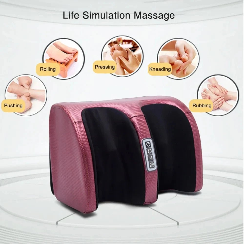 Ergonomic Electric Foot Massager – Hot Compress, Shiatsu Kneading & Calf Leg Muscle Relaxation | Multifunctional Heat Circulation Massager - sensationmarketsensationmarket14:200211869#Red;491:201452308#US PlugErgonomic Electric Foot Massager – Hot Compress, Shiatsu Kneading & Calf Leg Muscle Relaxation | Multifunctional Heat Circulation MassagerUS PlugRed