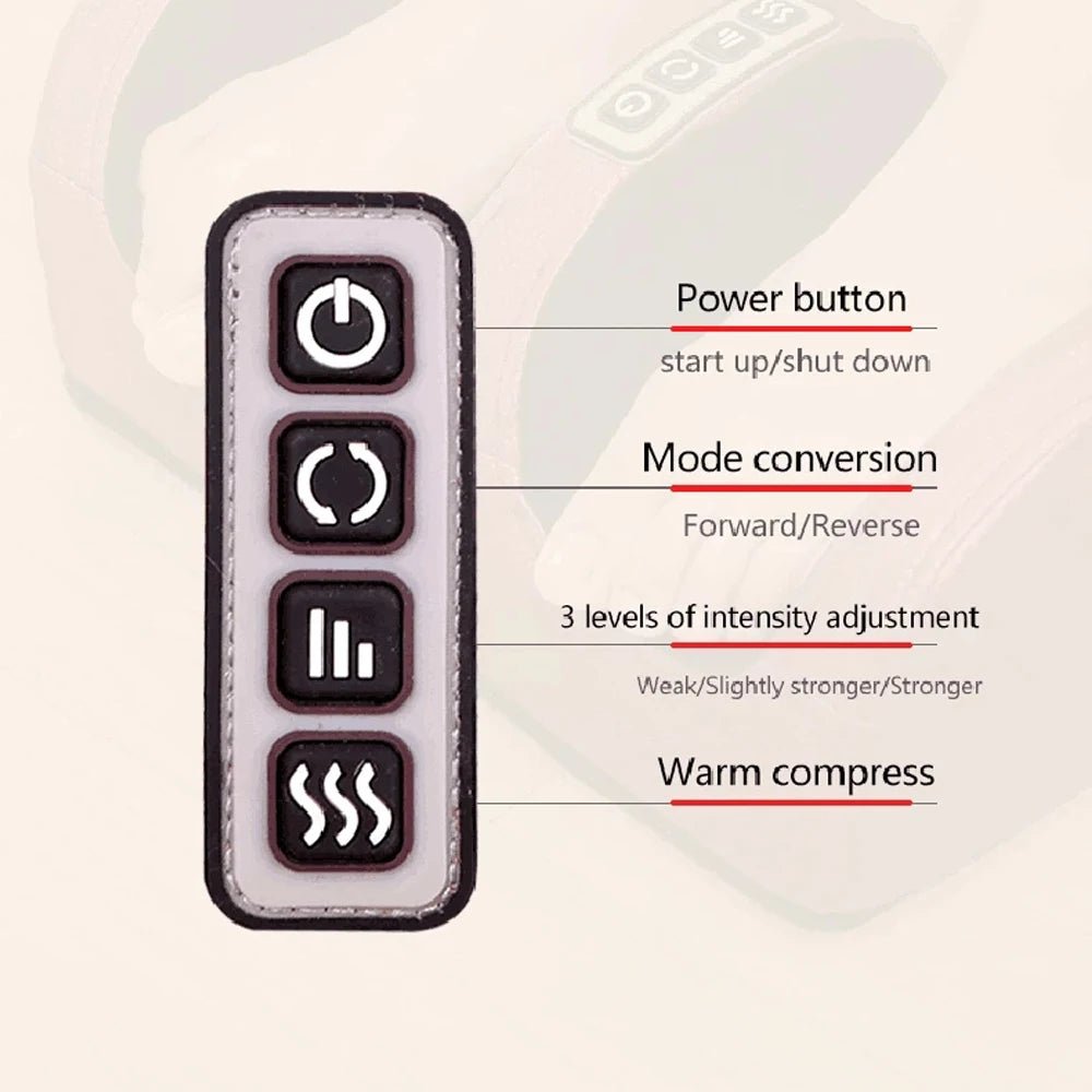Ergonomic Electric Foot Massager – Hot Compress, Shiatsu Kneading & Calf Leg Muscle Relaxation | Multifunctional Heat Circulation Massager - sensationmarketsensationmarket14:200211869#Red;491:201452308#US PlugErgonomic Electric Foot Massager – Hot Compress, Shiatsu Kneading & Calf Leg Muscle Relaxation | Multifunctional Heat Circulation MassagerUS PlugRed