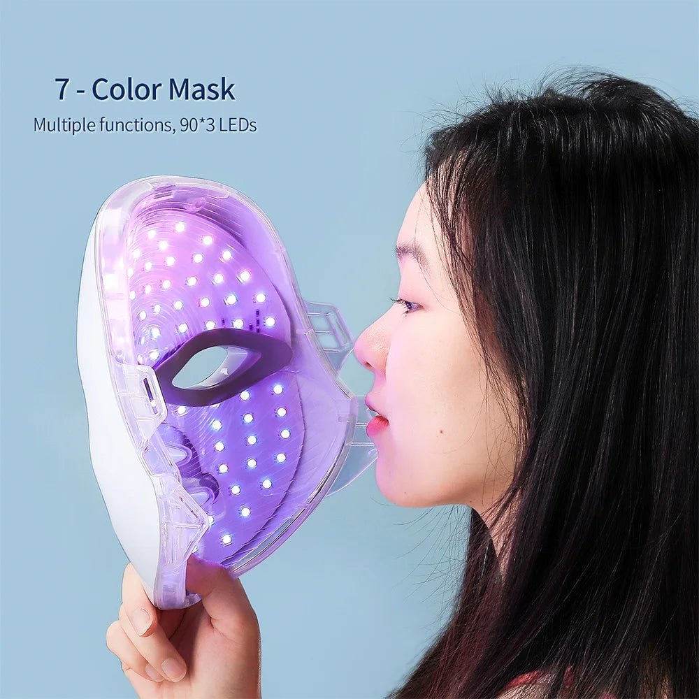 Face & Neck LED Photon Beauty Mask – 7-Color Light Therapy Skin Care Massager for Tightening, Rejuvenation & Anti-Aging - sensationmarketsensationmarket14:350850#1PCS-no boxFace & Neck LED Photon Beauty Mask – 7-Color Light Therapy Skin Care Massager for Tightening, Rejuvenation & Anti-Aging1PCS-no box