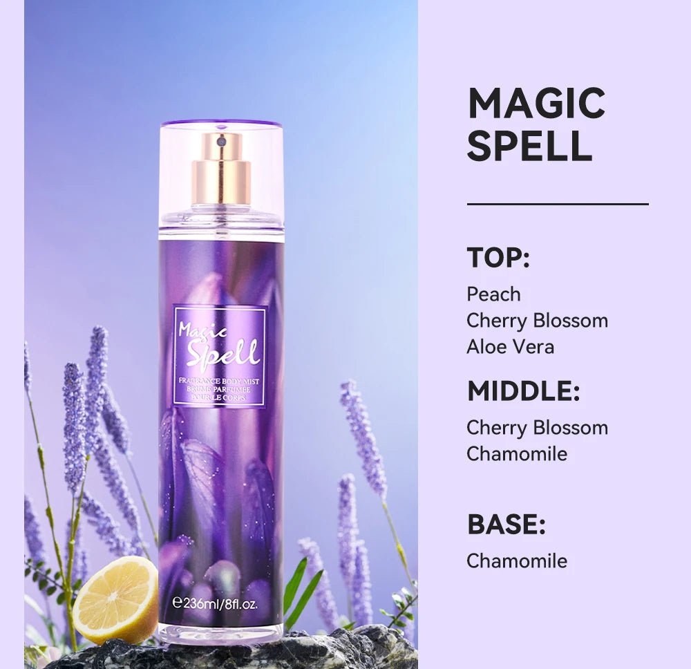 Floral Hair & Body Mist for Women – Long-Lasting Fresh Fragrance Spray for Daily Use (8 fl oz / 236ml) - sensationmarketsensationmarket14:865#Body Mist;200007763:201336106;200009122:23399602259#Magic SpellFloral Hair & Body Mist for Women – Long-Lasting Fresh Fragrance Spray for Daily Use (8 fl oz / 236ml)United StatesMagic SpellBody Mist