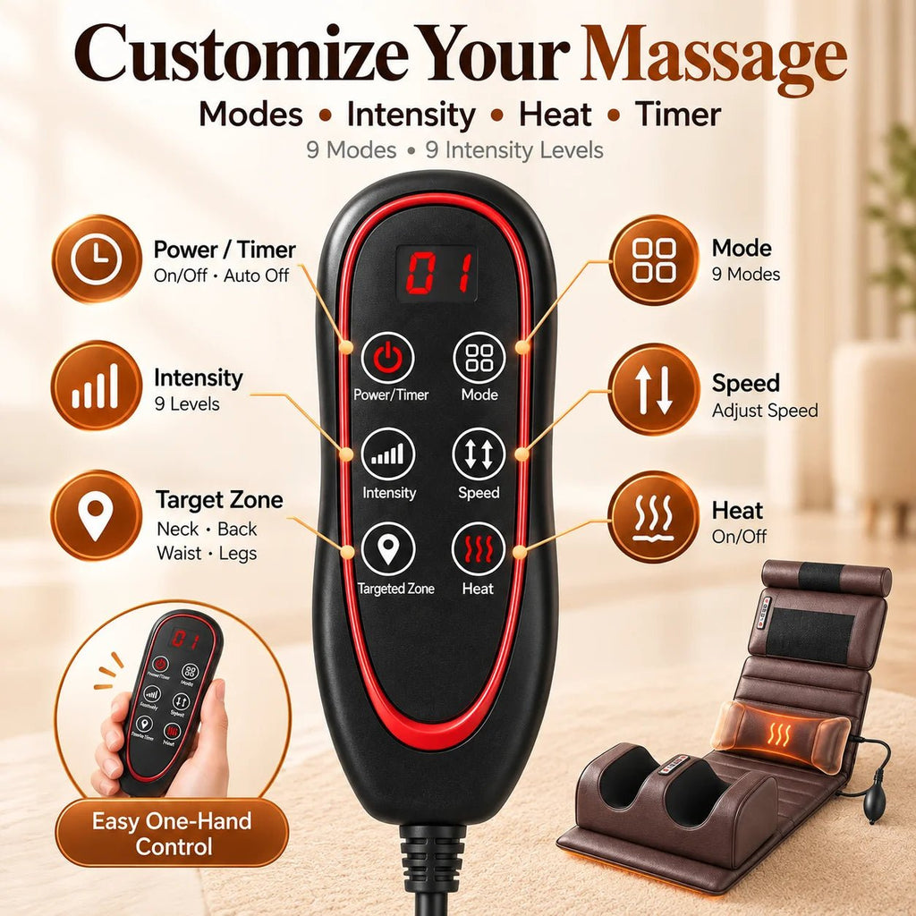 Full Body Electric Heated Massage Mat – 10-Motor Vibration, Neck Kneading & Detachable Leg Foot Massager | Complete Body Relaxation Mattress - sensationmarketsensationmarket14:1560#zunxangpi;200007763:201336100;400079803:1983473477Full Body Electric Heated Massage Mat – 10-Motor Vibration, Neck Kneading & Detachable Leg Foot Massager | Complete Body Relaxation Mattress100V-240V US PlugChina Mainlandzunxangpi
