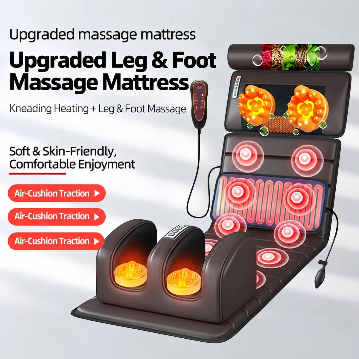 Full Body Electric Heated Massage Mat – 10-Motor Vibration, Neck Kneading & Detachable Leg Foot Massager | Complete Body Relaxation Mattress - sensationmarketsensationmarket14:4873#quanpeipi;200007763:201336100;400079803:1983473477Full Body Electric Heated Massage Mat – 10-Motor Vibration, Neck Kneading & Detachable Leg Foot Massager | Complete Body Relaxation Mattress100V-240V US PlugChina Mainlandquanpeipi