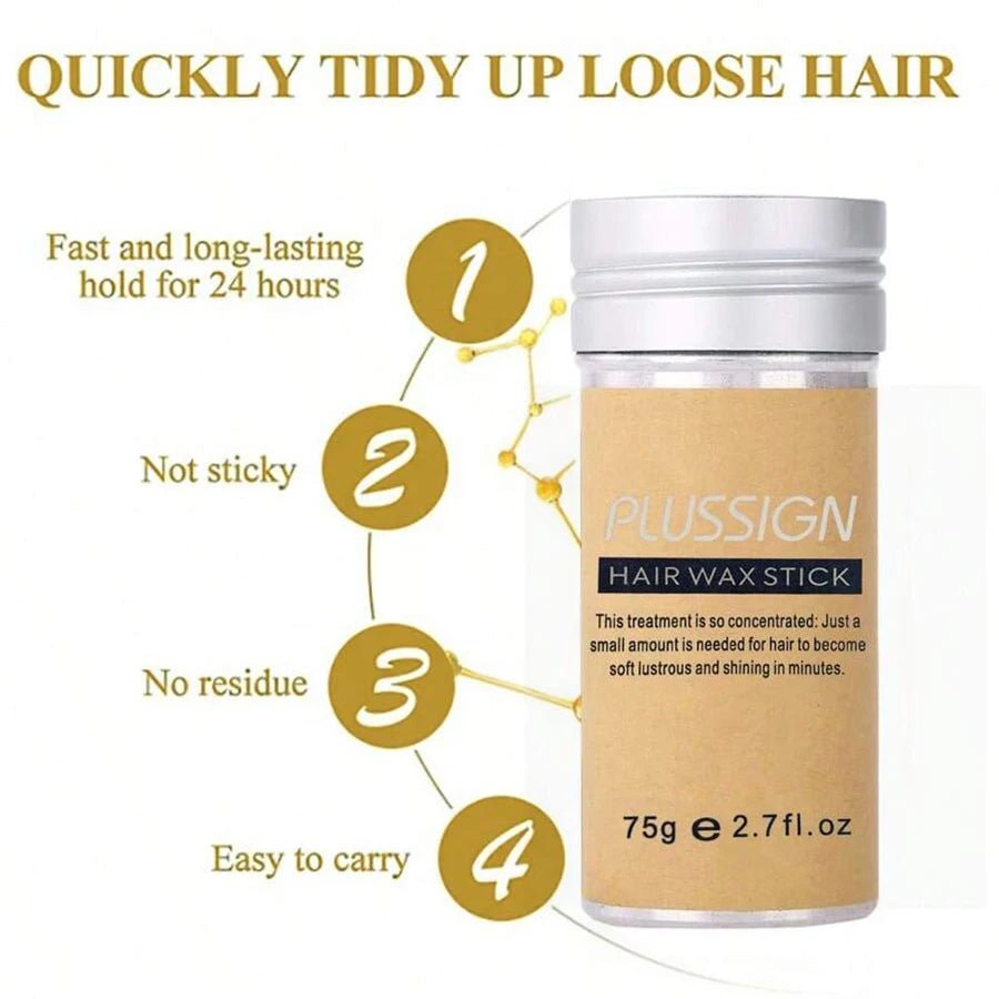 Hair Wax & Smoothing Gel Stick – Non-Greasy Styling Balm for Flyaway Control, Edge Curls & All-Day Smooth Hair - sensationmarketsensationmarket200000182:29#75gHair Wax & Smoothing Gel Stick – Non-Greasy Styling Balm for Flyaway Control, Edge Curls & All-Day Smooth Hair75g