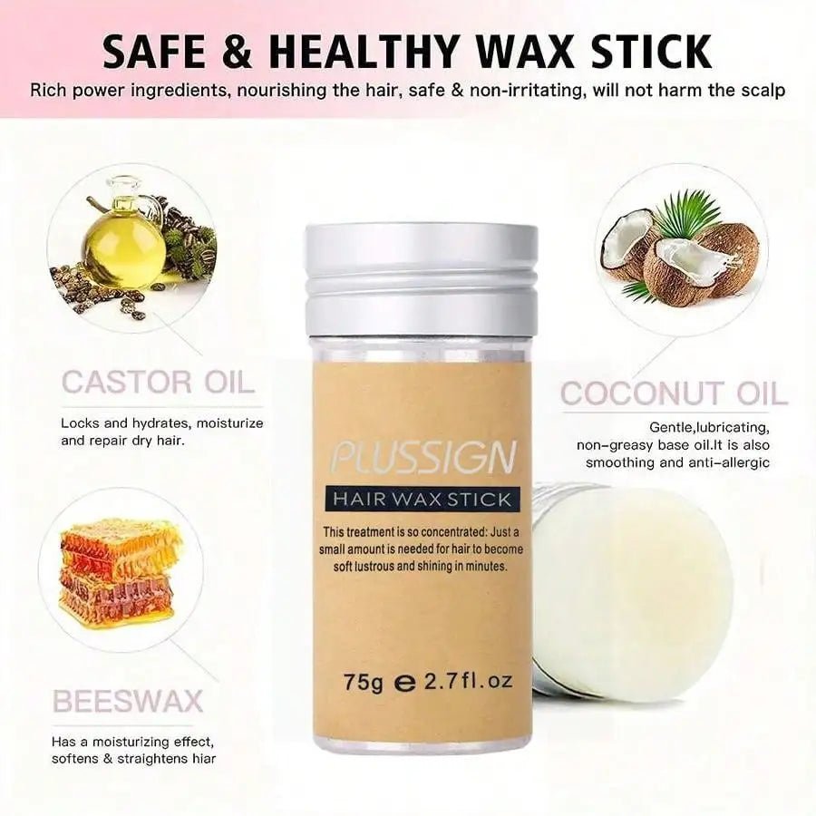 Hair Wax & Smoothing Gel Stick – Non-Greasy Styling Balm for Flyaway Control, Edge Curls & All-Day Smooth Hair - sensationmarketsensationmarket200000182:29#75gHair Wax & Smoothing Gel Stick – Non-Greasy Styling Balm for Flyaway Control, Edge Curls & All-Day Smooth Hair75g