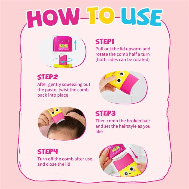 Hair Wax Stick for Kids & Women – Edge Control, Anti-Frizz Finishing Cream & Flyaway Fixing Hair Styling Gel - sensationmarketsensationmarket14:10#Gel 80gHair Wax Stick for Kids & Women – Edge Control, Anti-Frizz Finishing Cream & Flyaway Fixing Hair Styling GelGel 80g
