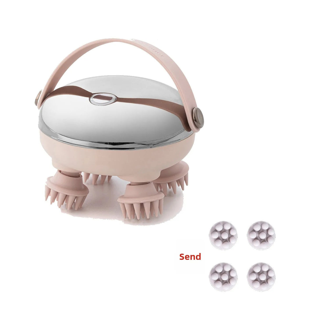 Head Spa Rechargeable Waterproof Handheld Scalp Massager – Electric Hair & Scalp Stress Relief Instrument for Body Massage - sensationmarketsensationmarket14:350853Head Spa Rechargeable Waterproof Handheld Scalp Massager – Electric Hair & Scalp Stress Relief Instrument for Body MassageSilver