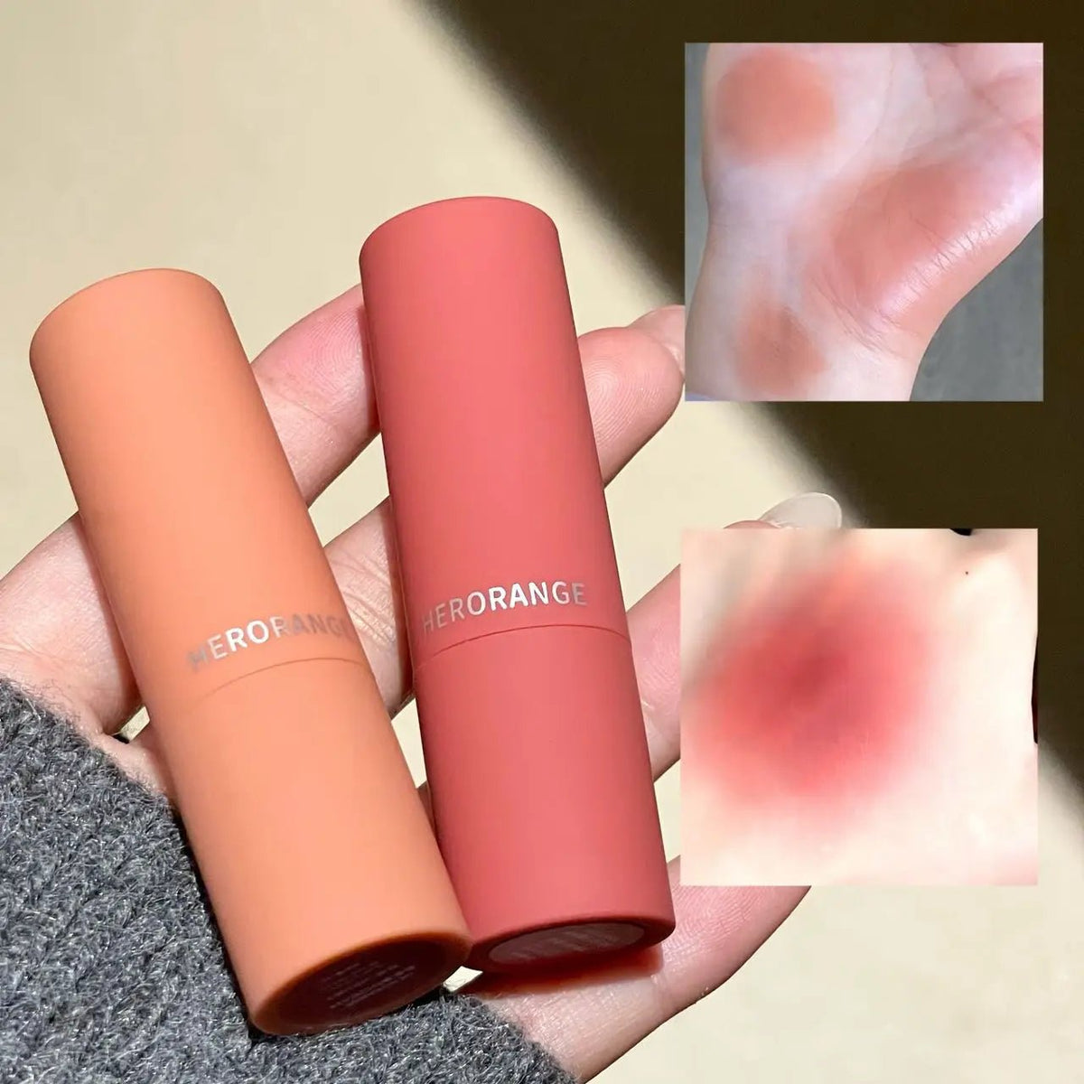 Herorange Sheer Matte Lipstick – Soft, Non-Drying, Transfer-Proof Long-Lasting Formula in Natural Tones for All Skin Tones - sensationmarketsensationmarket200001176:200004889#01Herorange Sheer Matte Lipstick – Soft, Non-Drying, Transfer-Proof Long-Lasting Formula in Natural Tones for All Skin Tones01