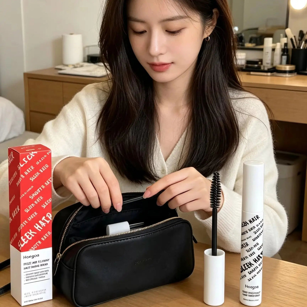Hoegoa Flyaway Hair Taming Wand – Anti-Frizz Styling Cream Stick for Smooth Hair Finishing & Broken Hair Control - sensationmarketsensationmarket43:4#10ml BoxedHoegoa Flyaway Hair Taming Wand – Anti-Frizz Styling Cream Stick for Smooth Hair Finishing & Broken Hair Control10ml Boxed